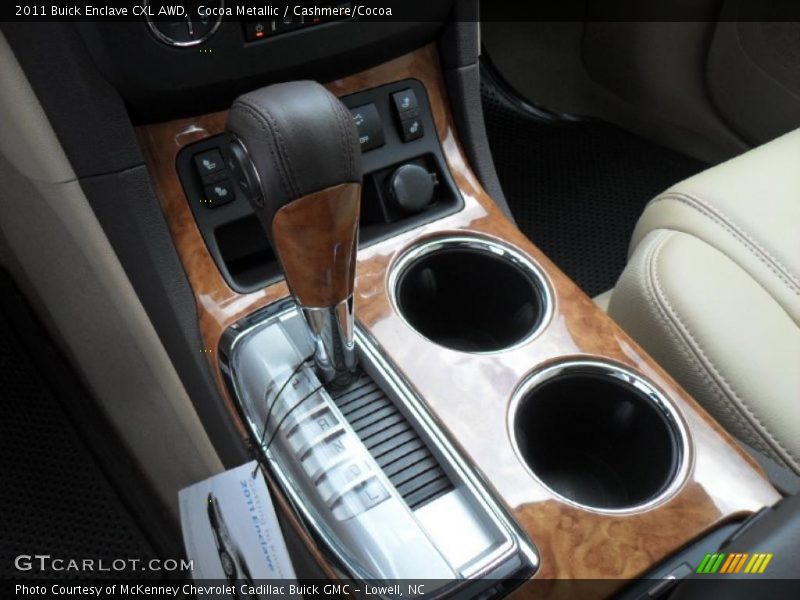 Cocoa Metallic / Cashmere/Cocoa 2011 Buick Enclave CXL AWD