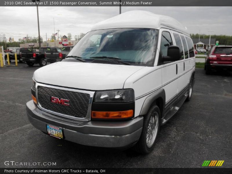 Summit White / Medium Pewter 2010 GMC Savana Van LT 1500 Passenger Conversion