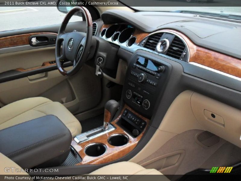 Cocoa Metallic / Cashmere/Cocoa 2011 Buick Enclave CXL AWD