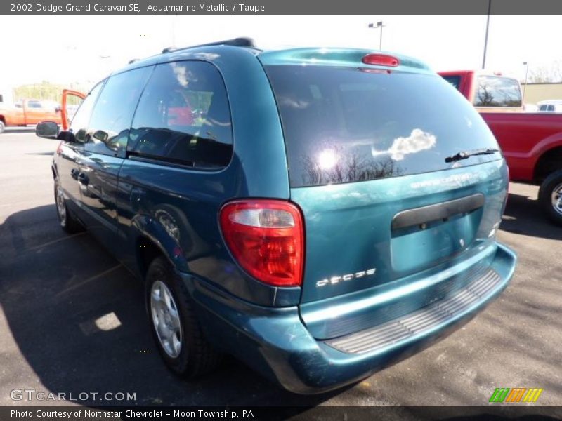 Aquamarine Metallic / Taupe 2002 Dodge Grand Caravan SE