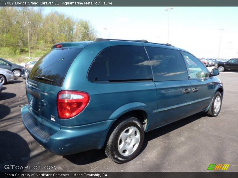Aquamarine Metallic / Taupe 2002 Dodge Grand Caravan SE