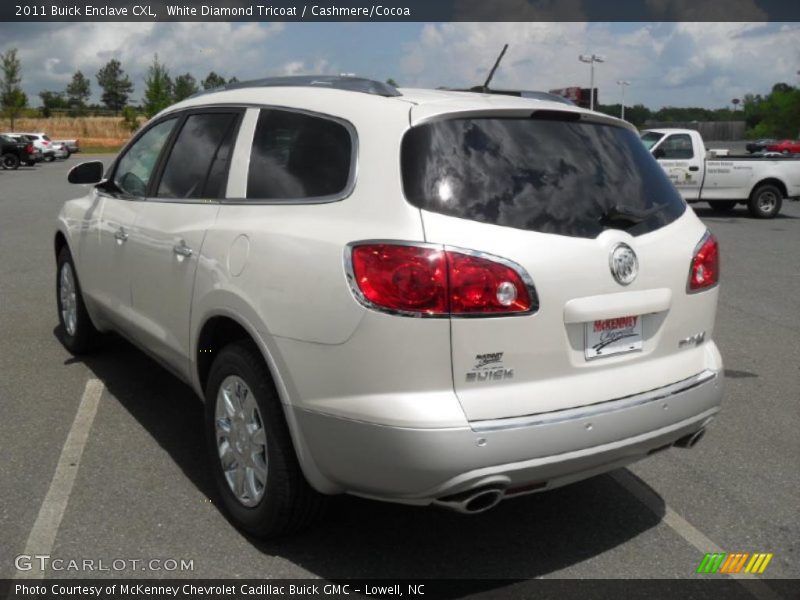 White Diamond Tricoat / Cashmere/Cocoa 2011 Buick Enclave CXL