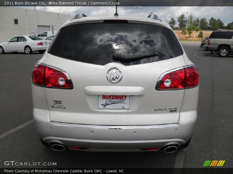 White Diamond Tricoat / Cashmere/Cocoa 2011 Buick Enclave CXL