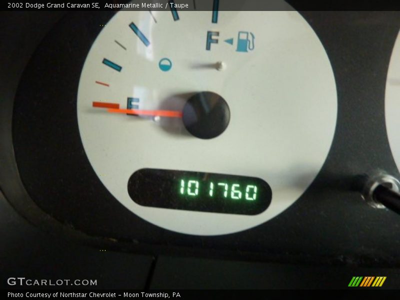 Aquamarine Metallic / Taupe 2002 Dodge Grand Caravan SE