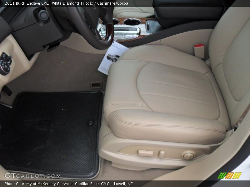 White Diamond Tricoat / Cashmere/Cocoa 2011 Buick Enclave CXL