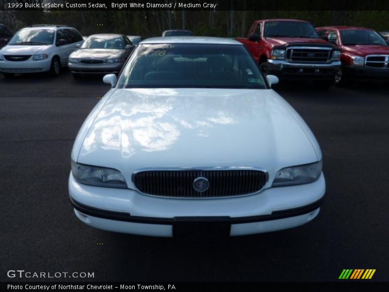 Bright White Diamond / Medium Gray 1999 Buick LeSabre Custom Sedan