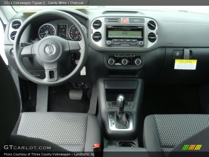 Candy White / Charcoal 2011 Volkswagen Tiguan S