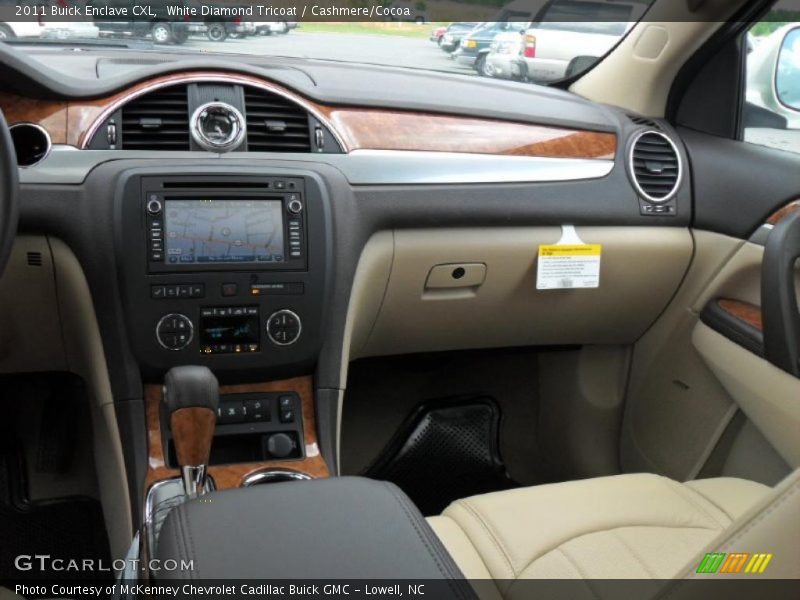 White Diamond Tricoat / Cashmere/Cocoa 2011 Buick Enclave CXL