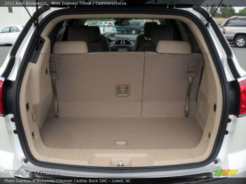 White Diamond Tricoat / Cashmere/Cocoa 2011 Buick Enclave CXL