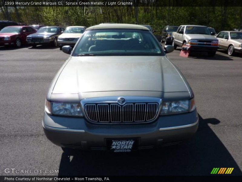 Spruce Green Metallic / Light Graphite 1999 Mercury Grand Marquis GS