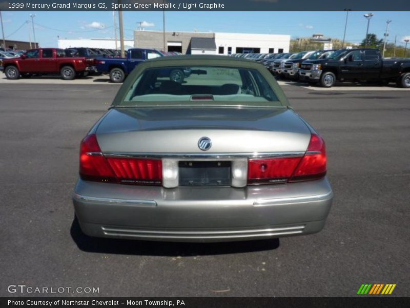 Spruce Green Metallic / Light Graphite 1999 Mercury Grand Marquis GS