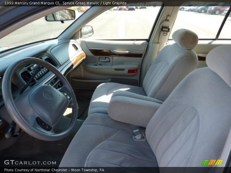 Spruce Green Metallic / Light Graphite 1999 Mercury Grand Marquis GS