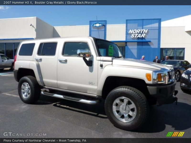 Boulder Gray Metallic / Ebony Black/Morocco 2007 Hummer H3 X