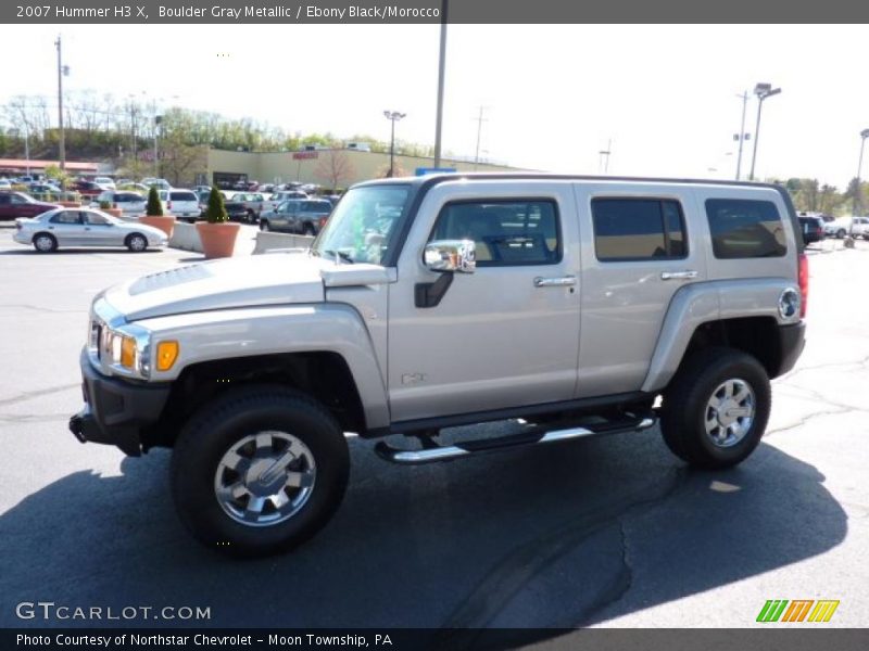 Boulder Gray Metallic / Ebony Black/Morocco 2007 Hummer H3 X