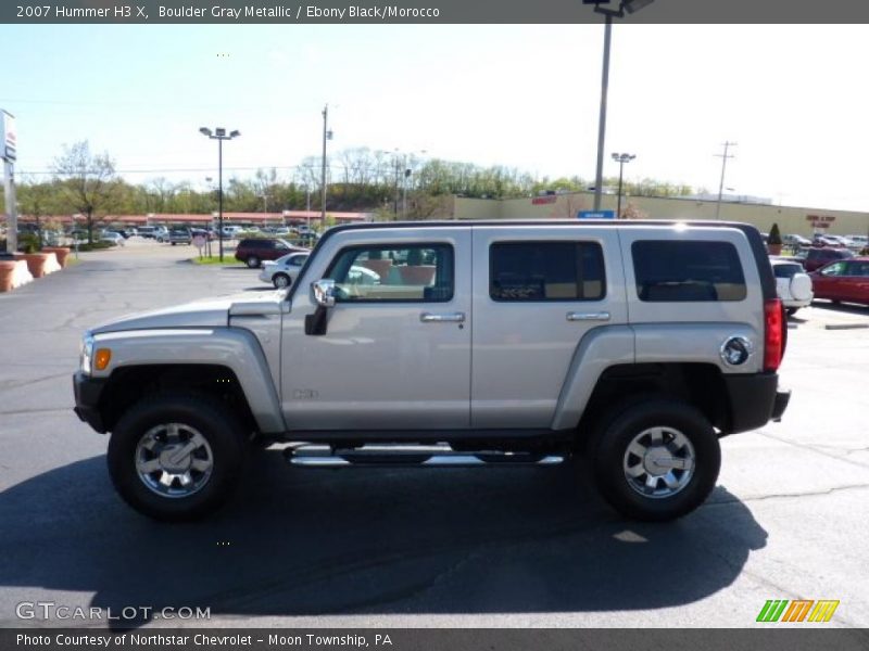 Boulder Gray Metallic / Ebony Black/Morocco 2007 Hummer H3 X