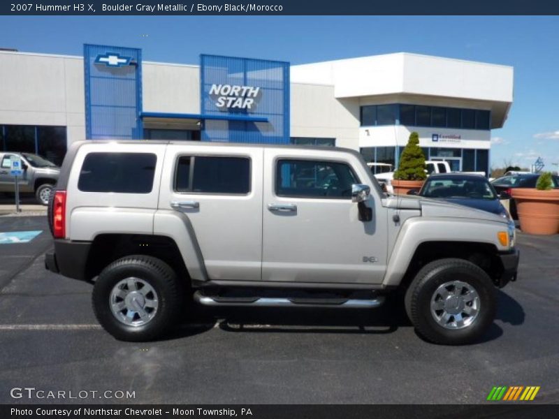 Boulder Gray Metallic / Ebony Black/Morocco 2007 Hummer H3 X