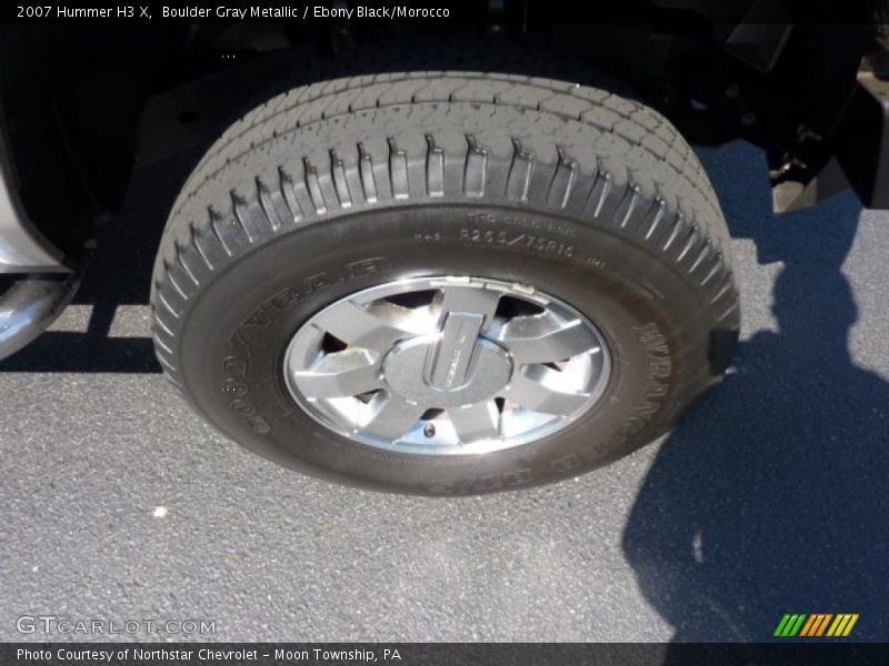 Boulder Gray Metallic / Ebony Black/Morocco 2007 Hummer H3 X
