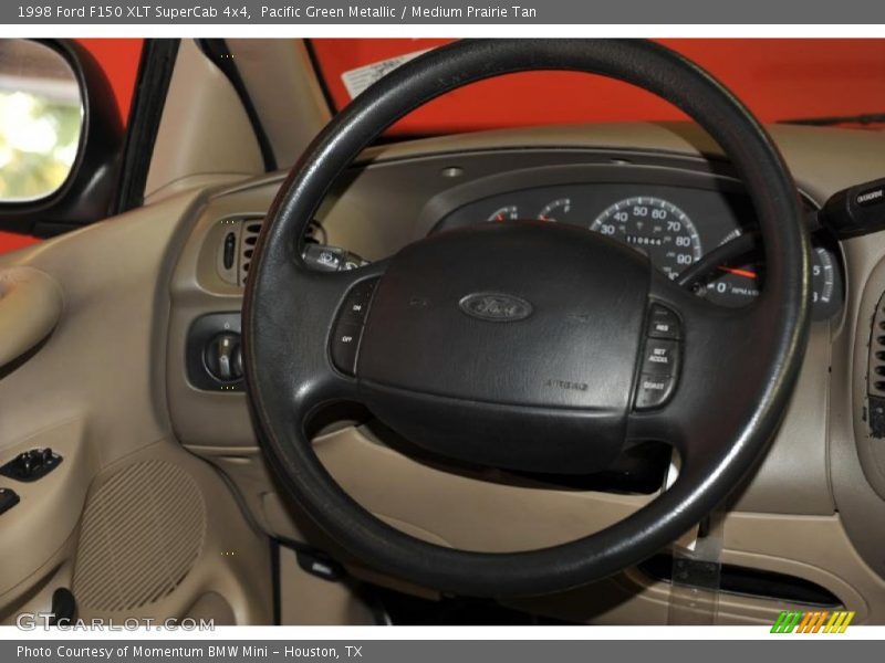 Pacific Green Metallic / Medium Prairie Tan 1998 Ford F150 XLT SuperCab 4x4