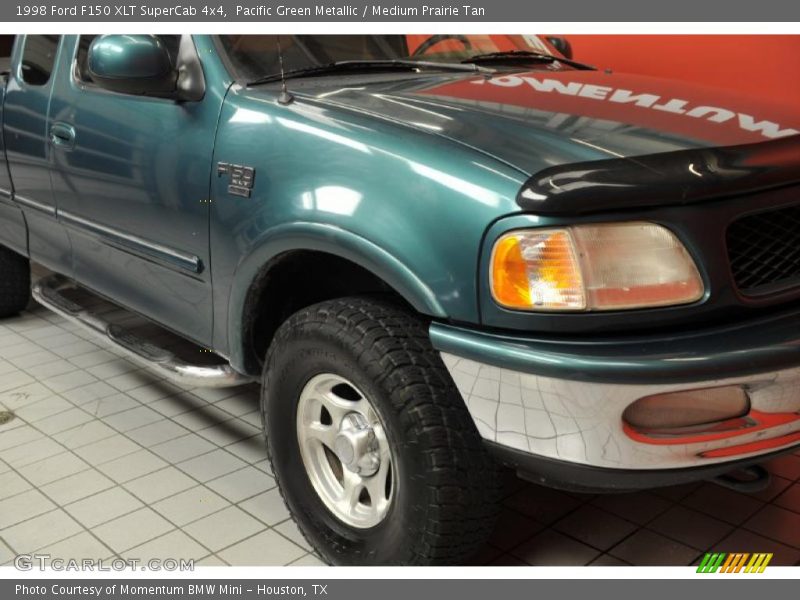 Pacific Green Metallic / Medium Prairie Tan 1998 Ford F150 XLT SuperCab 4x4
