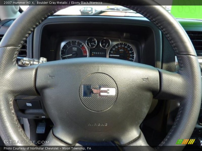 Boulder Gray Metallic / Ebony Black/Morocco 2007 Hummer H3 X