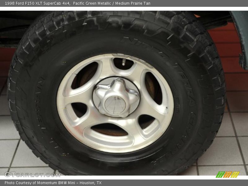 Pacific Green Metallic / Medium Prairie Tan 1998 Ford F150 XLT SuperCab 4x4