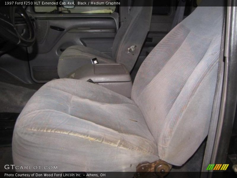 Black / Medium Graphite 1997 Ford F250 XLT Extended Cab 4x4