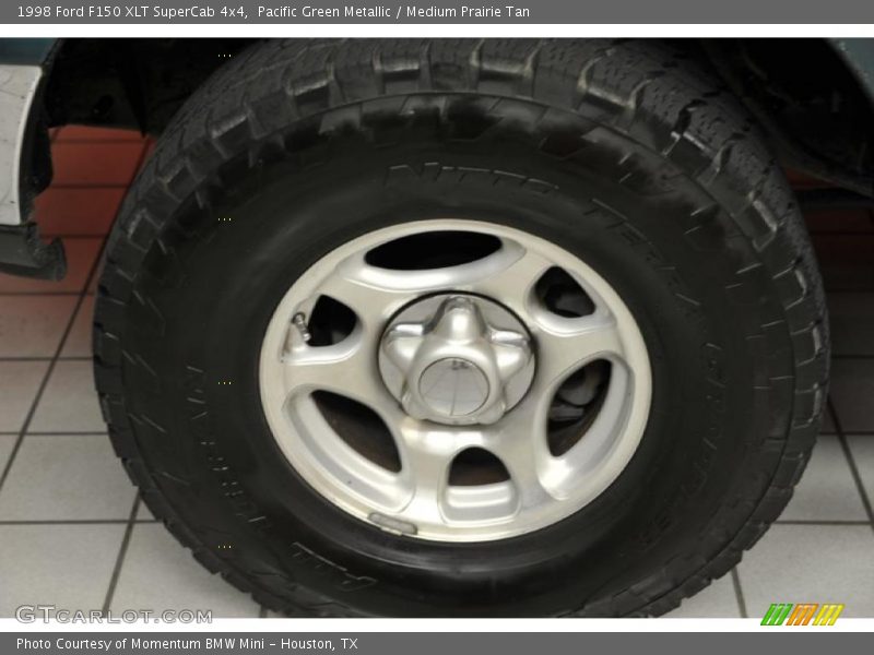 Pacific Green Metallic / Medium Prairie Tan 1998 Ford F150 XLT SuperCab 4x4