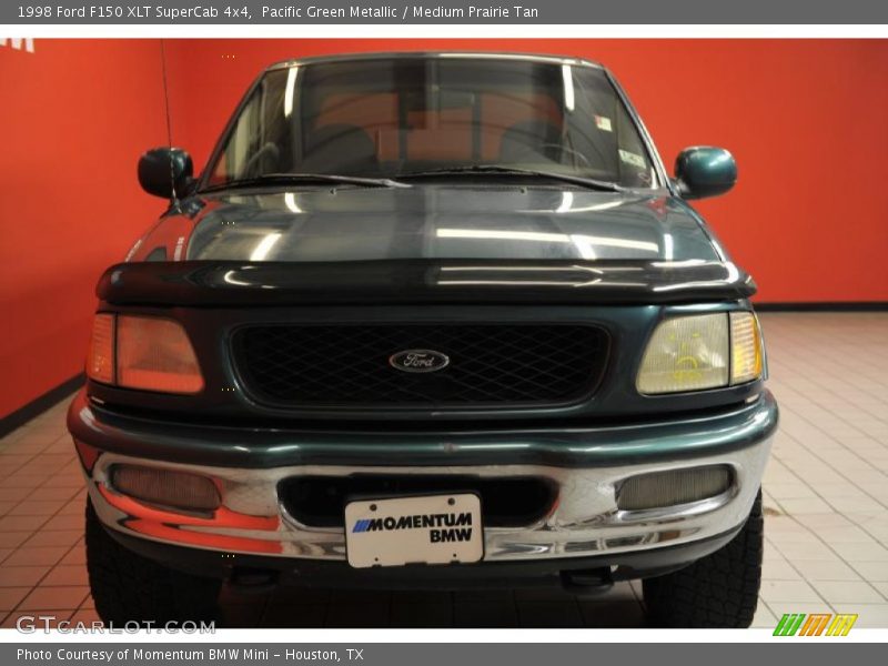 Pacific Green Metallic / Medium Prairie Tan 1998 Ford F150 XLT SuperCab 4x4