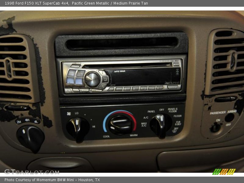 Pacific Green Metallic / Medium Prairie Tan 1998 Ford F150 XLT SuperCab 4x4