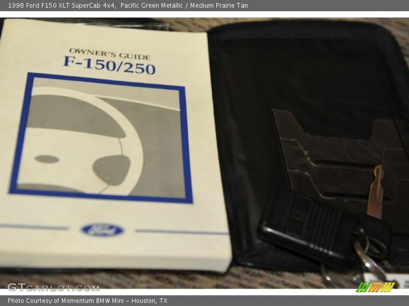 Pacific Green Metallic / Medium Prairie Tan 1998 Ford F150 XLT SuperCab 4x4