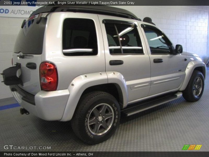 Bright Silver Metallic / Light Taupe/Dark Slate Gray 2003 Jeep Liberty Renegade 4x4