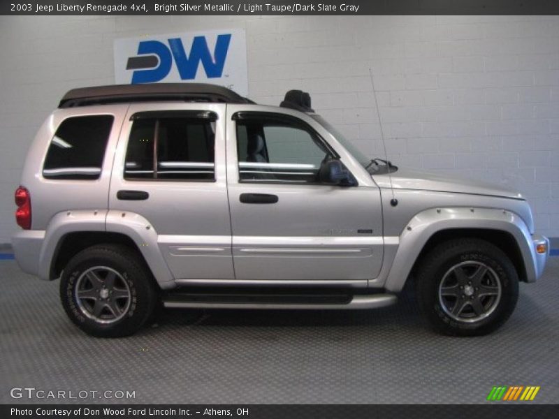 Bright Silver Metallic / Light Taupe/Dark Slate Gray 2003 Jeep Liberty Renegade 4x4