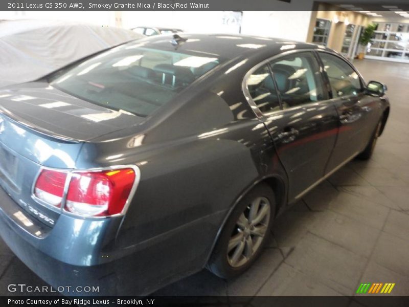 Smokey Granite Mica / Black/Red Walnut 2011 Lexus GS 350 AWD