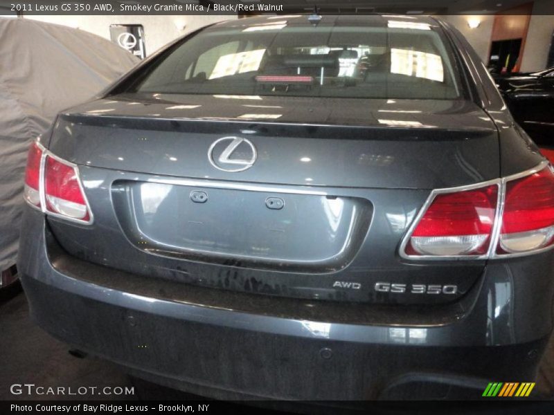 Smokey Granite Mica / Black/Red Walnut 2011 Lexus GS 350 AWD
