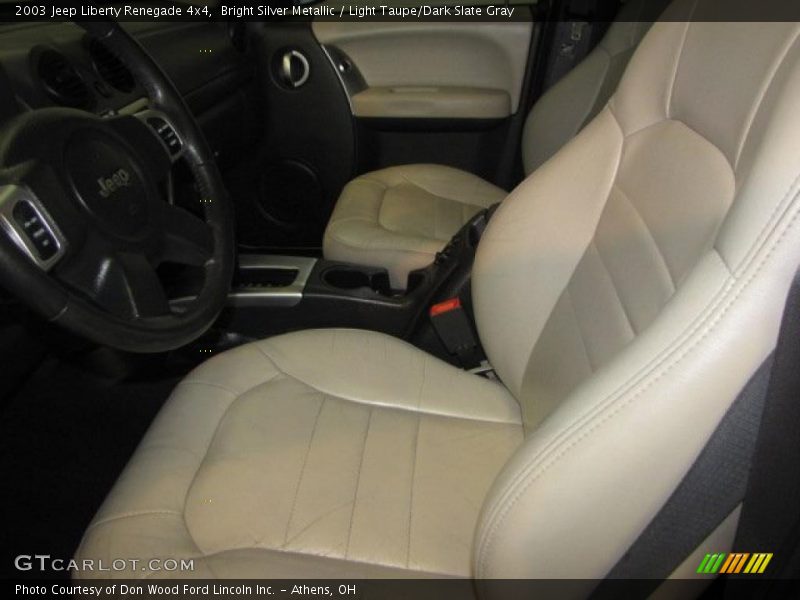 Bright Silver Metallic / Light Taupe/Dark Slate Gray 2003 Jeep Liberty Renegade 4x4