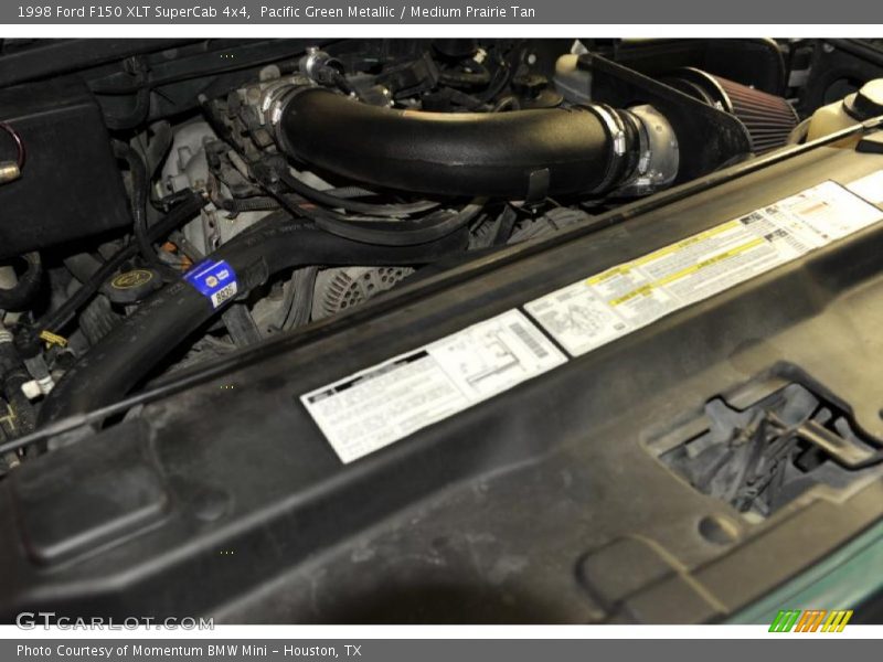 Pacific Green Metallic / Medium Prairie Tan 1998 Ford F150 XLT SuperCab 4x4