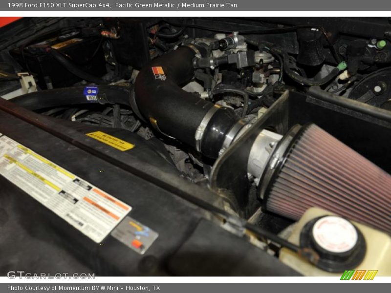 Pacific Green Metallic / Medium Prairie Tan 1998 Ford F150 XLT SuperCab 4x4
