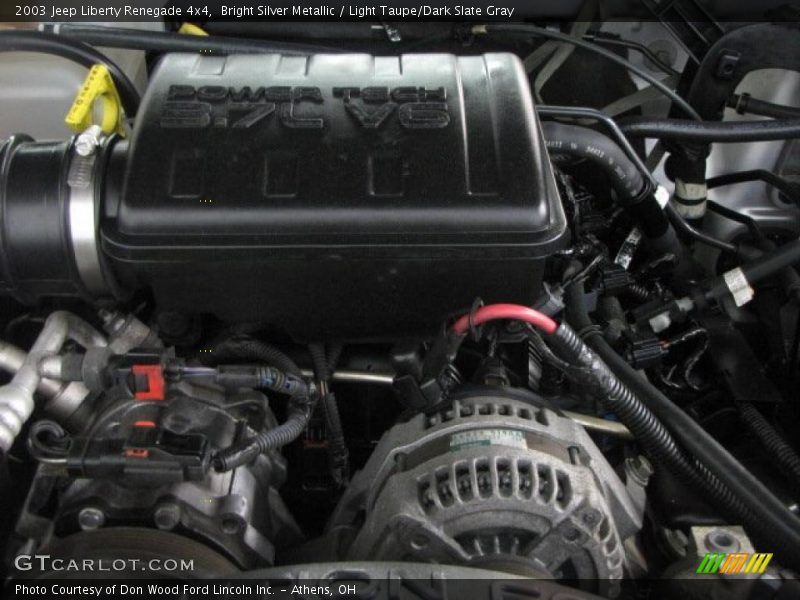 Bright Silver Metallic / Light Taupe/Dark Slate Gray 2003 Jeep Liberty Renegade 4x4