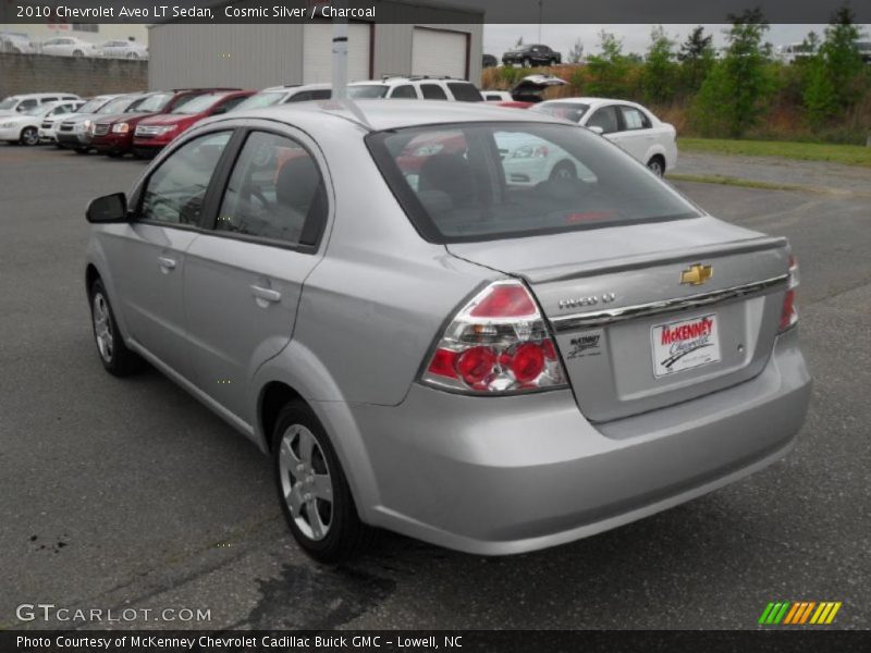 Cosmic Silver / Charcoal 2010 Chevrolet Aveo LT Sedan