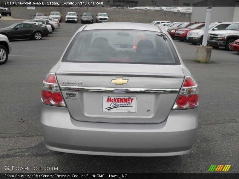Cosmic Silver / Charcoal 2010 Chevrolet Aveo LT Sedan