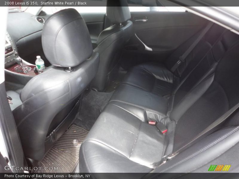 Starfire White Pearl / Black 2008 Lexus IS 350