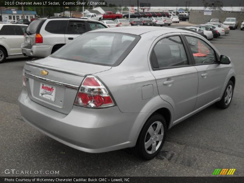 Cosmic Silver / Charcoal 2010 Chevrolet Aveo LT Sedan