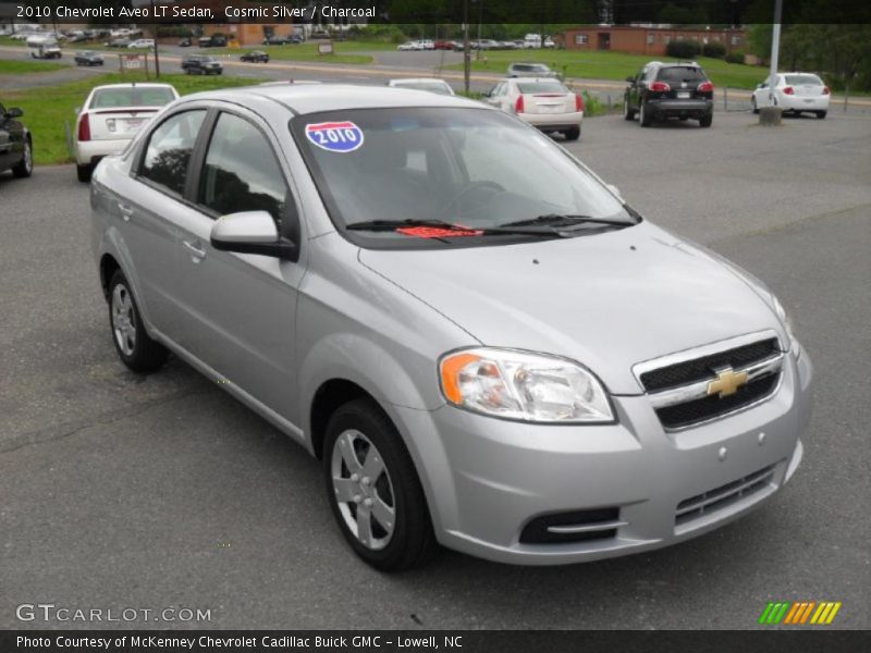 Cosmic Silver / Charcoal 2010 Chevrolet Aveo LT Sedan