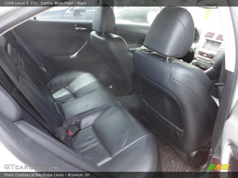 Starfire White Pearl / Black 2008 Lexus IS 350