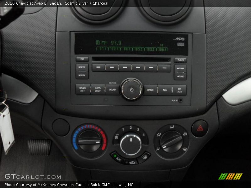 Cosmic Silver / Charcoal 2010 Chevrolet Aveo LT Sedan