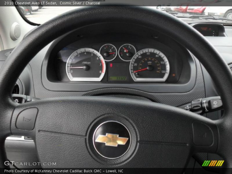 Cosmic Silver / Charcoal 2010 Chevrolet Aveo LT Sedan