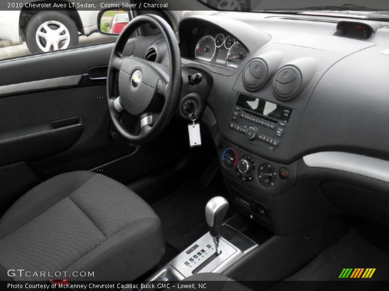 Cosmic Silver / Charcoal 2010 Chevrolet Aveo LT Sedan