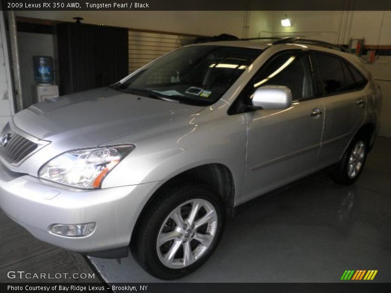 Tungsten Pearl / Black 2009 Lexus RX 350 AWD
