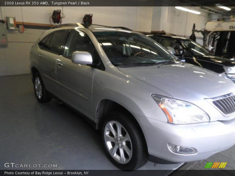 Tungsten Pearl / Black 2009 Lexus RX 350 AWD