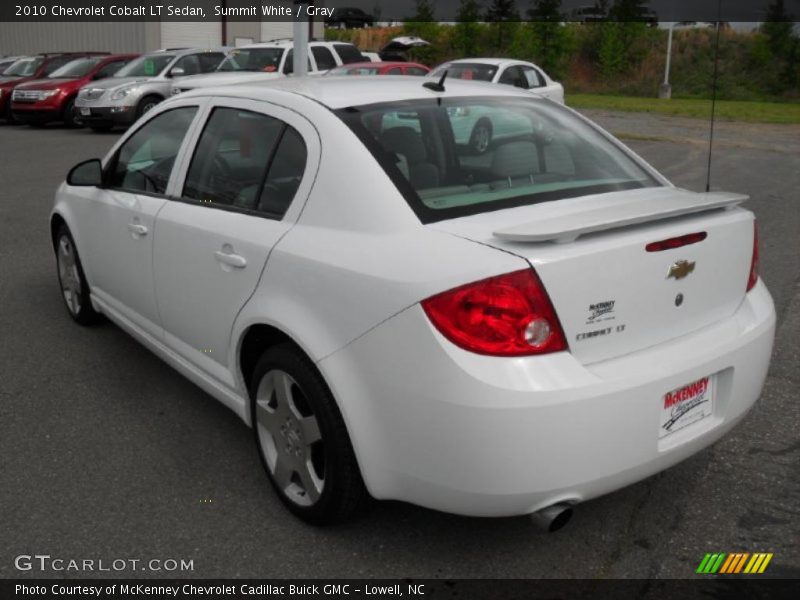 Summit White / Gray 2010 Chevrolet Cobalt LT Sedan